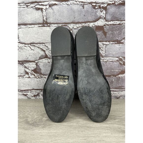 Ted & Muffy Black Leather Bow Slip On Heel Pump Shoes Women’s Sz 36EU/6M US - Picture 7 of 16